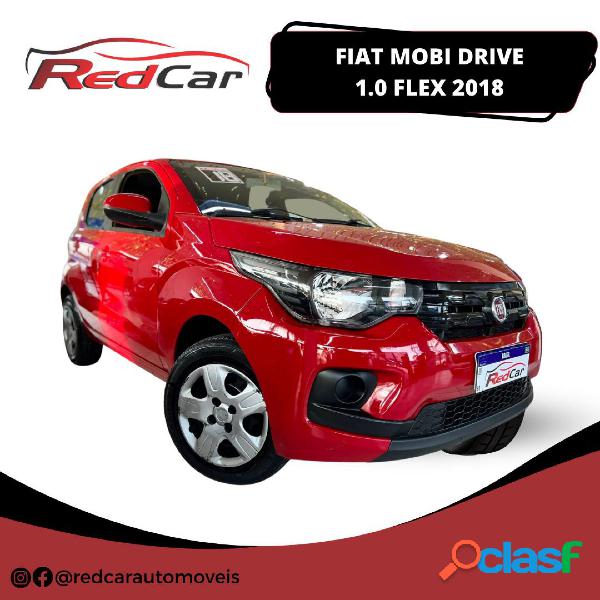 FIAT MOBI DRIVE 1.0 FLEX 6V 5P VERMELHO 2018 1.0 FLEX