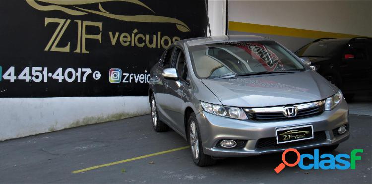HONDA CIVIC SEDAN LXR 2.0 FLEXONE 16V AUT. 4P CINZA 2014 2.0