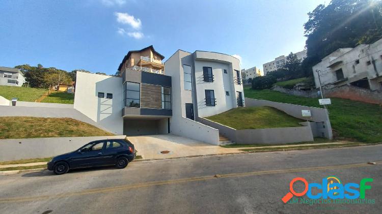Linda casa moderna, nova, 5 suítes(2 no térreo), piscina
