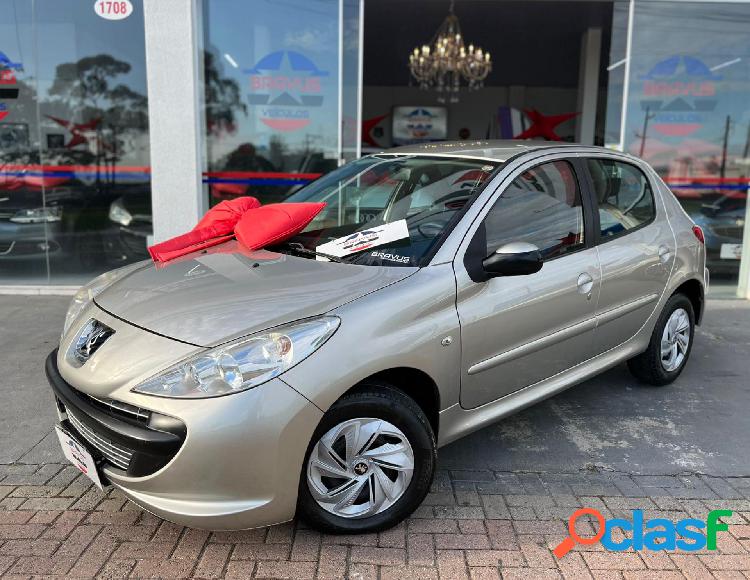 PEUGEOT 207 XR 1.4 FLEX 8V 5P CINZA 2011 1.4 FLEX