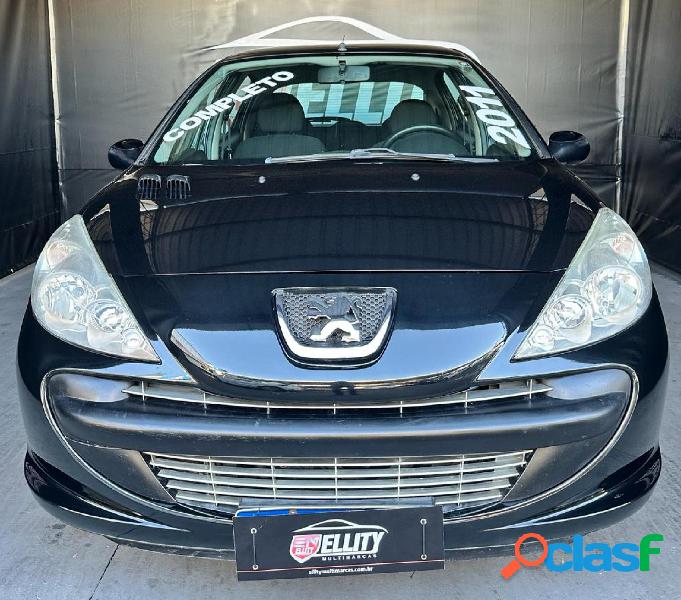 PEUGEOT 207 XR 1.4 FLEX 8V 5P PRETO 2011 1.4 FLEX