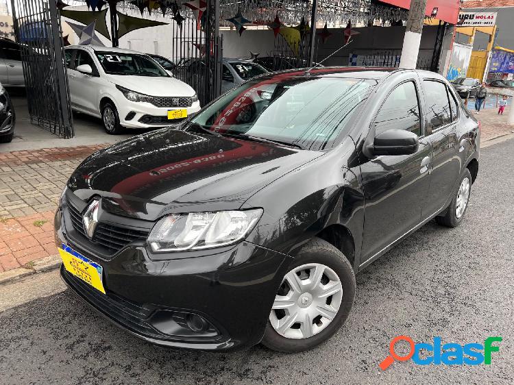 RENAULT LOGAN AUTHENTIQUE FLEX 1.0 12V 4P PRETO 2019 1.0