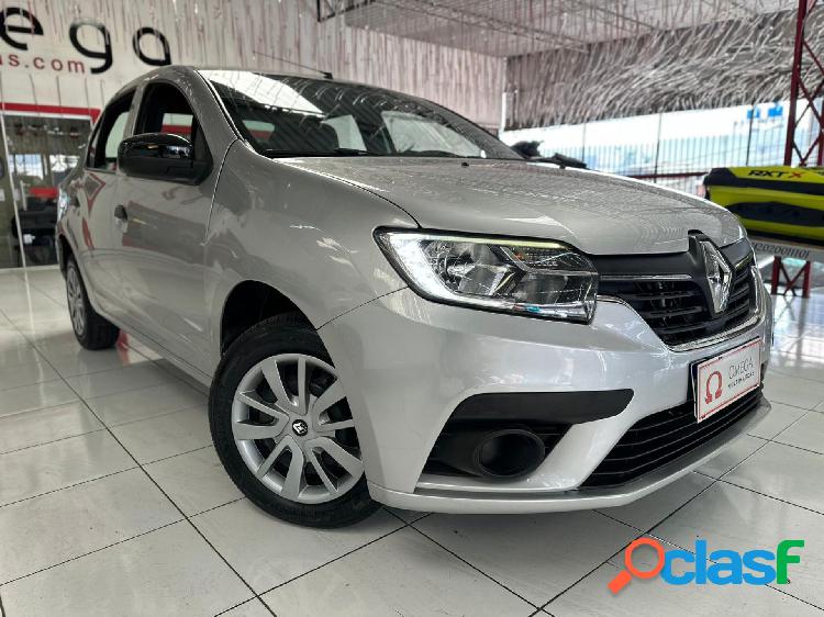 RENAULT LOGAN LIFE FLEX 1.0 12V 4P MEC. PRATA 2021 1.0 FLEX