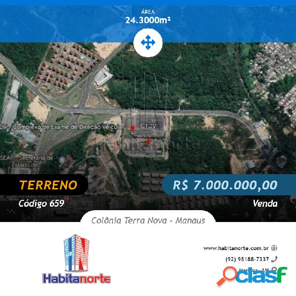 SANTA ETELVINA - TERRENO 24.300M² PARA VENDA EM MANAUS