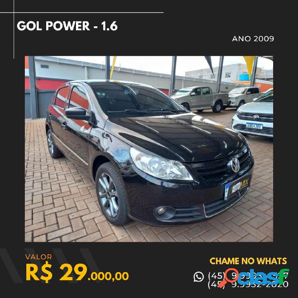 VOLKSWAGEN GOL 1.6 MI POWER TOTAL FLEX 8V 4P PRETO 2009 1.6