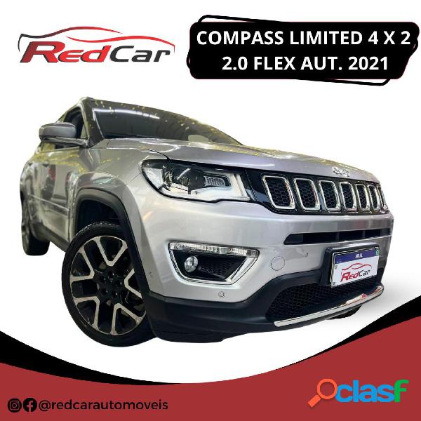 JEEP COMPASS LIMITED 2.0 4X2 FLEX 16V AUT. PRATA 2021 2.0