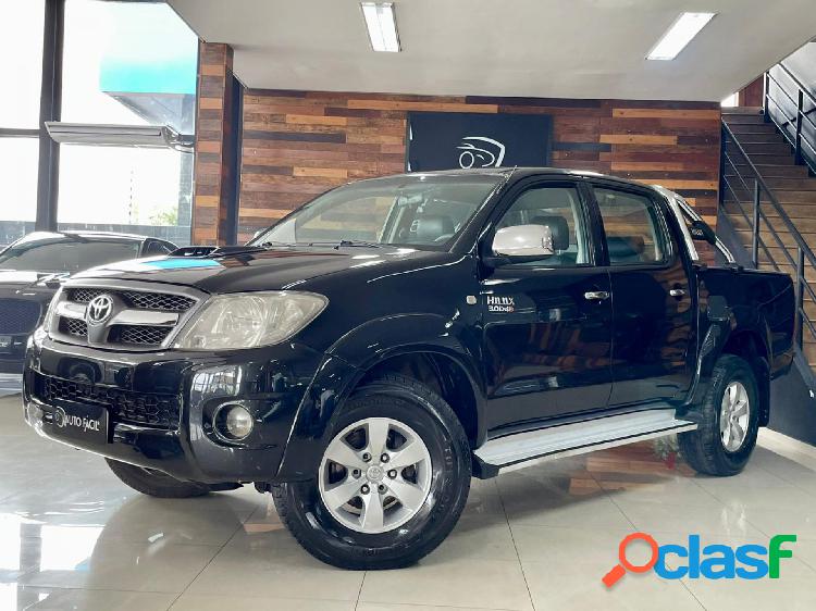TOYOTA HILUX CD SRV D4-D 4X4 3.0 TDI DIES PRETO 2008 3.0