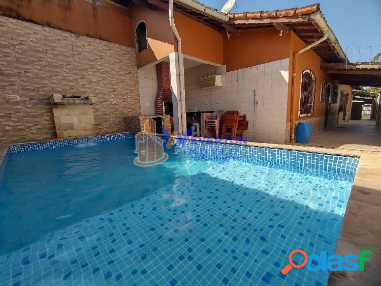 Casa 2dorm. (1suíte) com piscina R$ 339.900,00 em Mongaguá