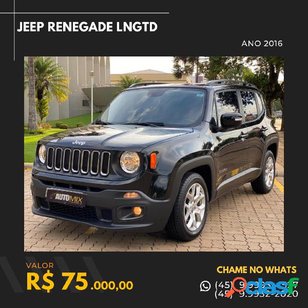 JEEP RENEGADE LONGITUDE 1.8 4X2 FLEX 16V AUT. PRETO 2016 1.8