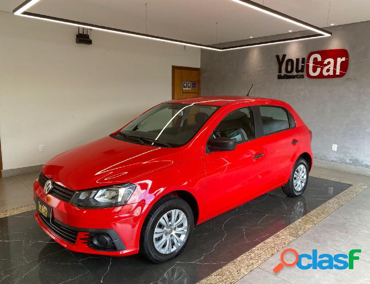 VOLKSWAGEN GOL TRENDLINE 1.0 T.FLEX 12V 5P VERMELHO 2017 1.0