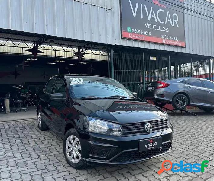 VOLKSWAGEN VOYAGE 1.0 FLEX 12V 4P PRETO 2020 1.0 FLEX