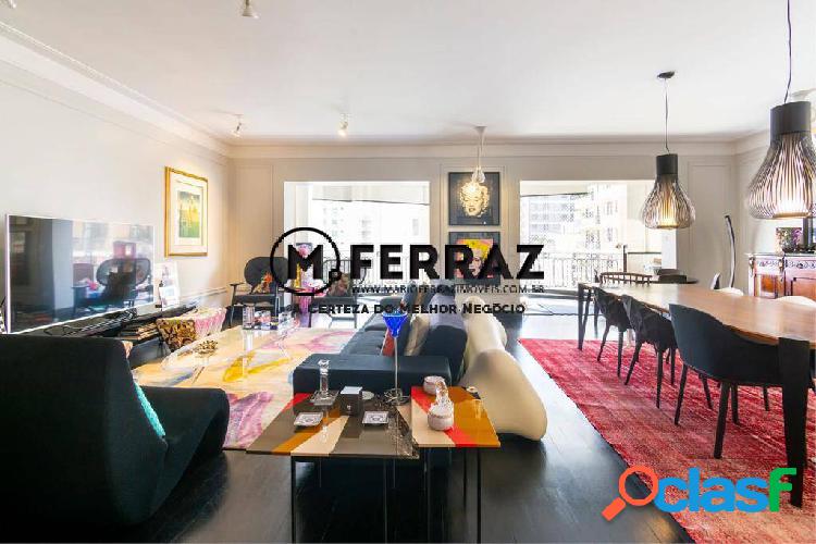 Apartamento encantador de 261m², 4 suítes no Itaim Bibi -