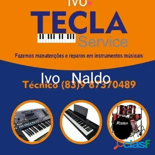 Assistência técnica de instrumentos musicais teclado.piano