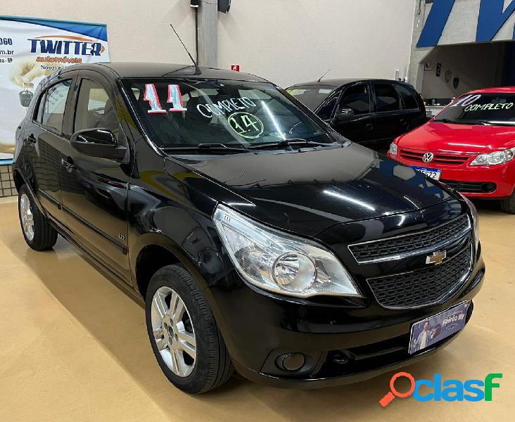 CHEVROLET AGILE LTZ 1.4 MPFI 8V FLEXPOWER 5P PRETO 2011 1.4