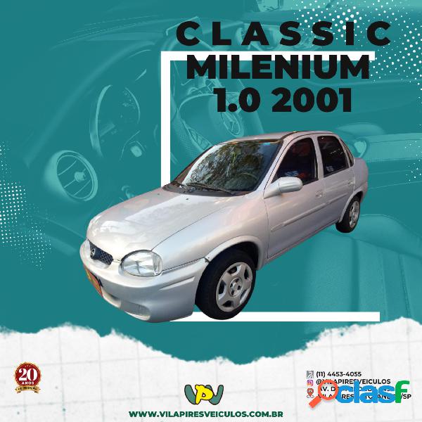 CHEVROLET CORSA SED.WIND 1.0MILLENIUMCLASSIC VHC PRATA 2001