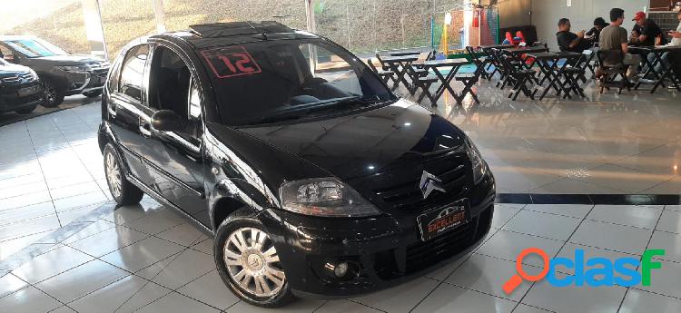 CITROEN C3 EXCL.EXCL.SOLAR.SONORA 1.6 FLEX AUT PRETO 2012