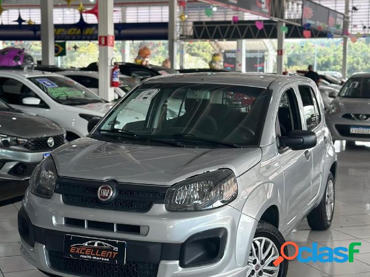 FIAT UNO DRIVE 1.0 FLEX 6V 5P PRATA 2018 1.0 FLEX