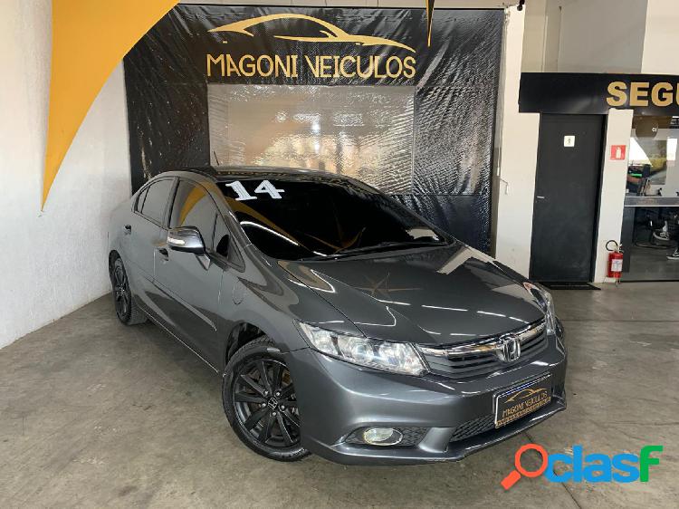 HONDA CIVIC SEDAN LXS 1.81.8 FLEX 16V AUT. 4P CINZA 2014 1.8