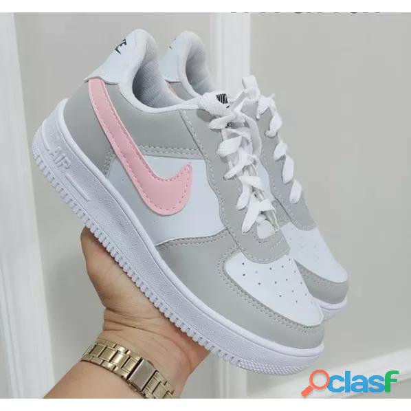 Tênis Nike Air force holográfico feminino meninas