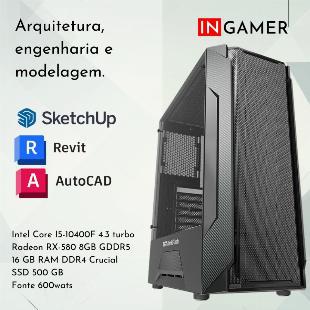 PC ARQUITETURA E ENGENHARIA CORE I5-10400F / 16 RAM / SSD