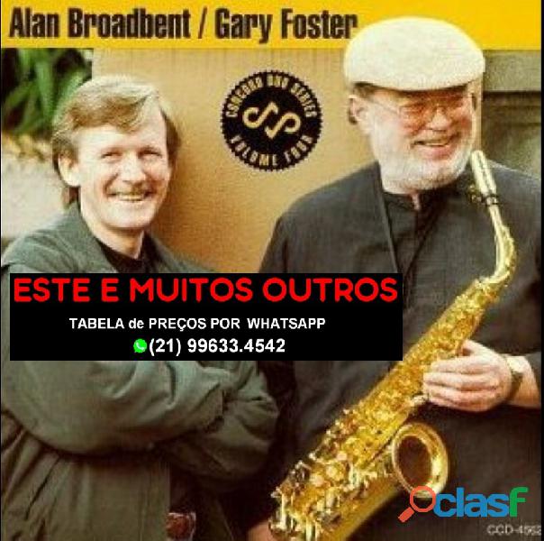 Cds do pianista de jazz Alan Broadbent