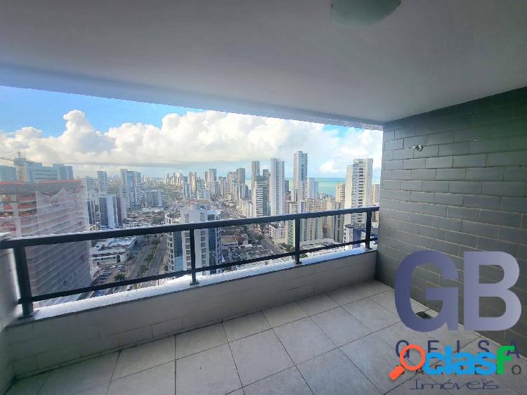 Edf Rio Sena em Boa Viagem 158m² 4q 2s 3v andar alto pronto