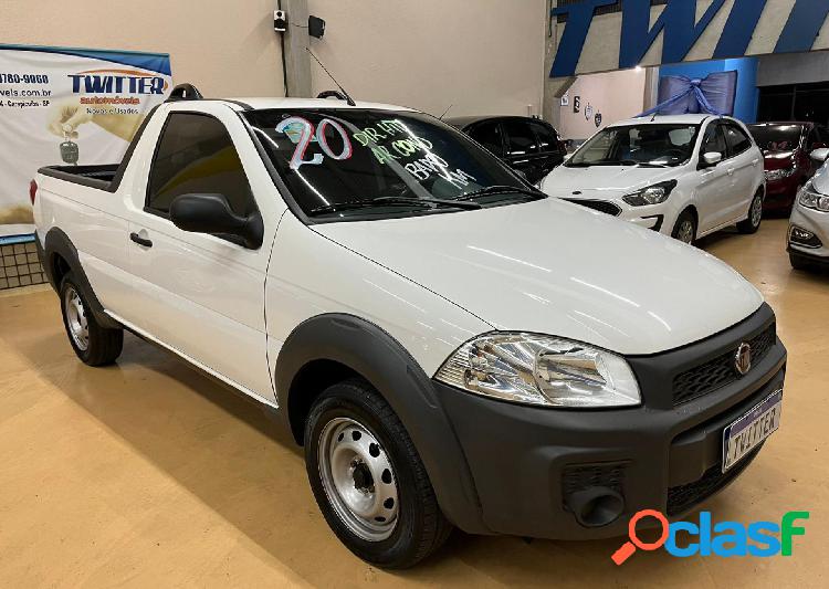 FIAT STRADA WORKING HARD 1.4 FIRE FLEX 8V CS BRANCO 2020 1.4