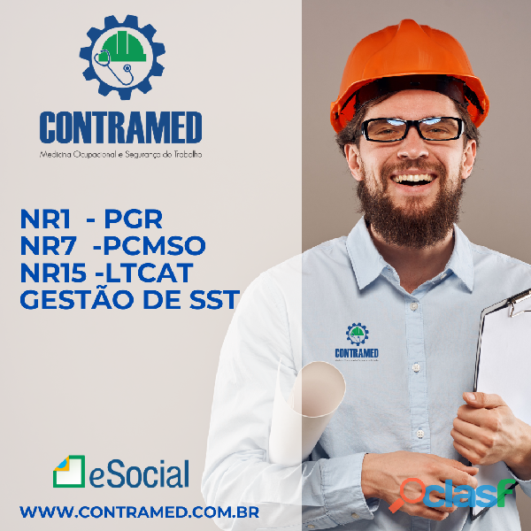 PGR, PCMSO, LTCAT e Gestão de SST eSocial