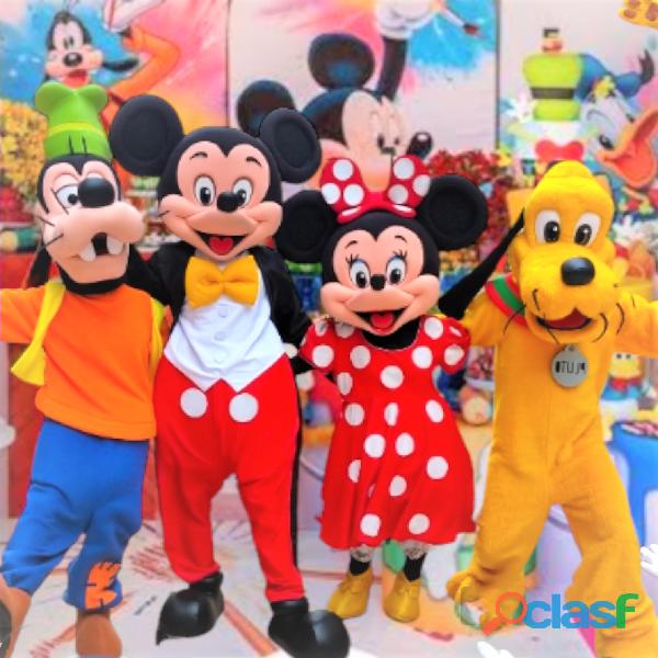 Turma do Mickey e Minnie cover personagens vivos