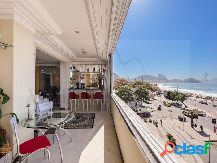 Apartamento de frente para a praia de Copacabana à venda