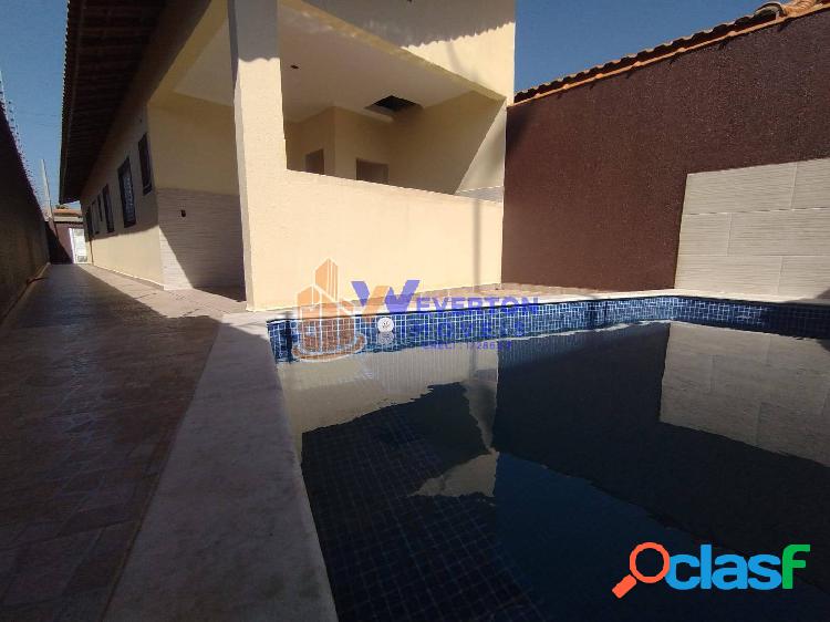 Casa 3 dormitórios (1 suíte) com piscina R$ 399.900,00 em