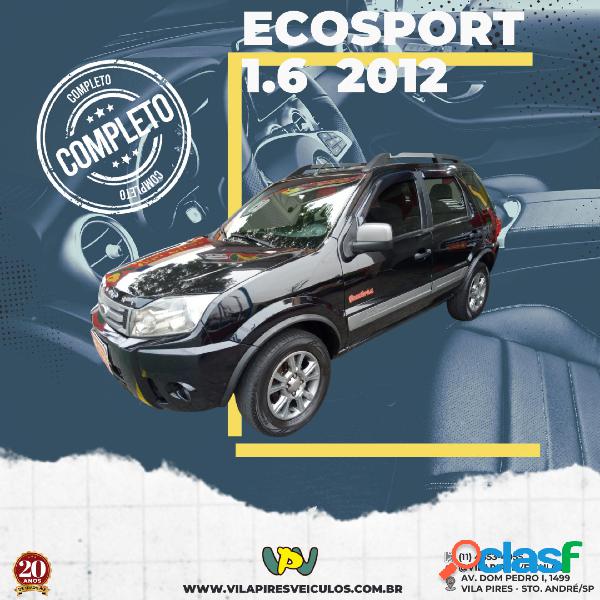 FORD ECOSPORT XLT FREESTYLE 1.6 FLEX 8V 5P PRETO 2012 1.6