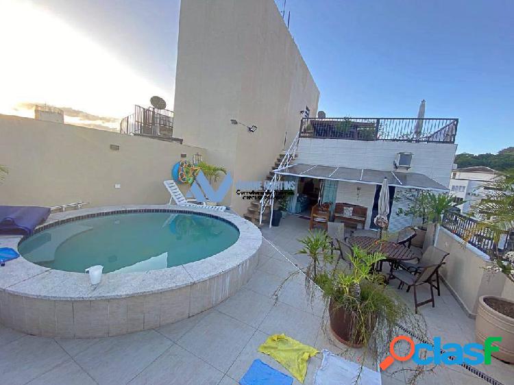 A VENDA COBERTURA 170M² 3 DORMITÓRIOS PISCINA ASTÚRIAS