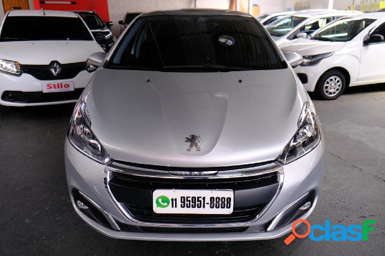 PEUGEOT 208 ALLURE 1.2 FLEX 12V 5P MEC. PRATA 2017 1.2 FLEX