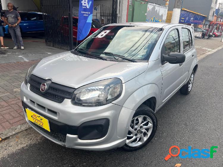 FIAT UNO DRIVE 1.0 FLEX 6V 5P PRATA 2018 1.0 FLEX