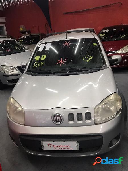 FIAT UNO VIVACE CELEB. 1.0 EVO F.FLEX 8V 5P PRATA 2011 1.0