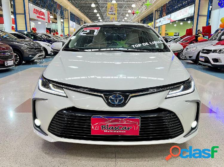 TOYOTA COROLLA ALTIS PREM. 1.8 AUT. (HIBRIDO) BRANCO 2021