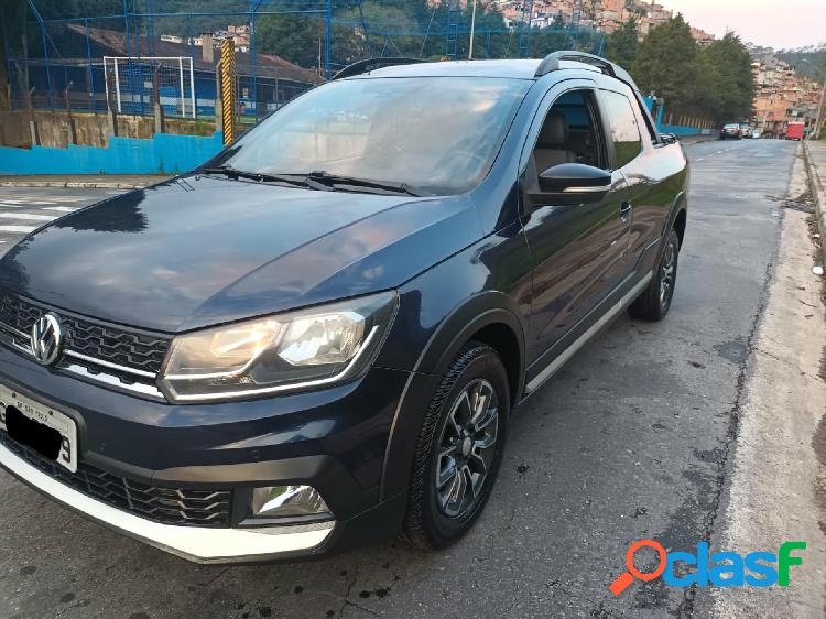 VOLKSWAGEN SAVEIRO CROSS 1.6 T.FLEX 16V CD AZUL 2017 1.6