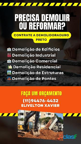 ?️ Serviços Profissionais de Demolição ?️