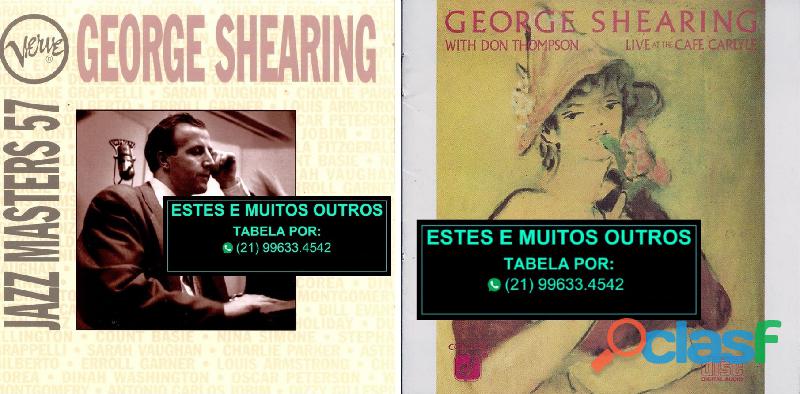 CDs do pianista George Shearing