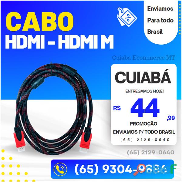 Cabo Hdmi Macho x Macho 3,0 Metros com Malha de Nylon