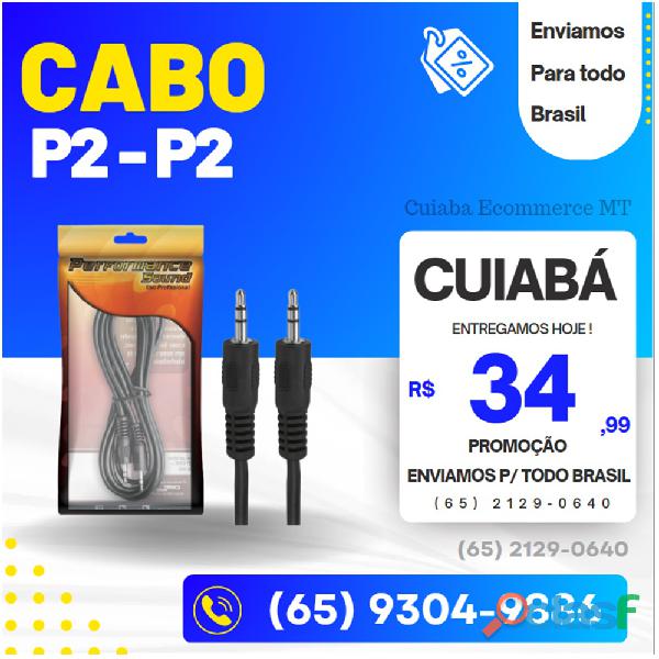 Cabo Performance Sound P2 Macho P2 Macho Estéreo 1,8M