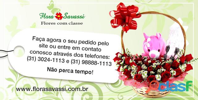 Floricultura flora flores cesta café Antônio Pereira,