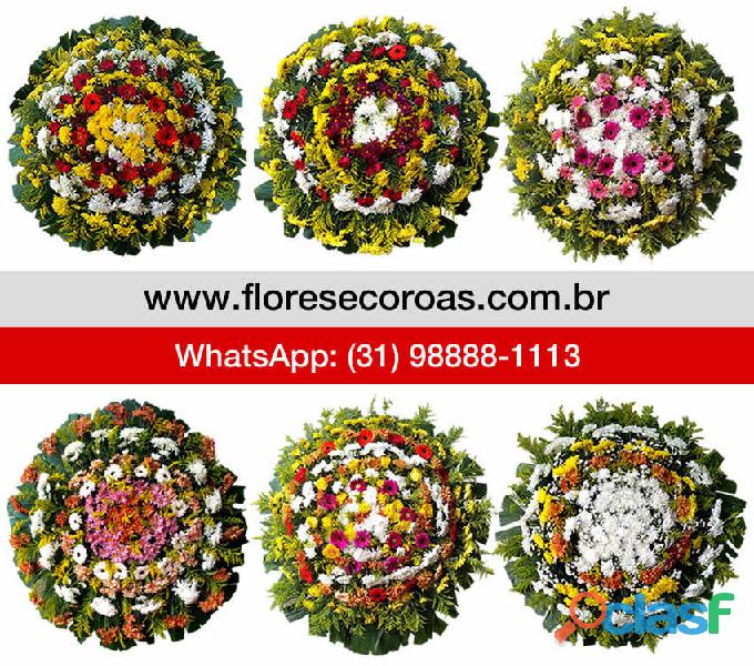 Coroas de flores Velório Cemitério Parque das Rosas em