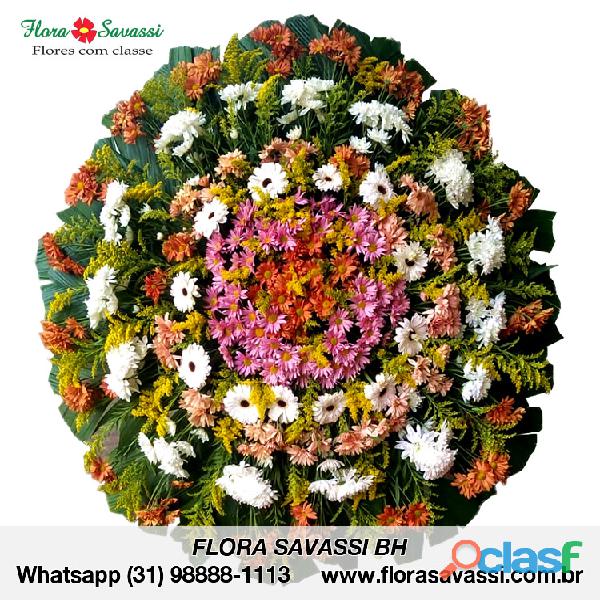 Velório Metropax Contagem Floricultura BH coroa de flores