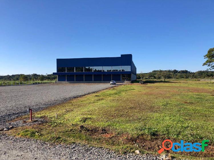 Alugo Galpão em Araquari de frente para BR 280