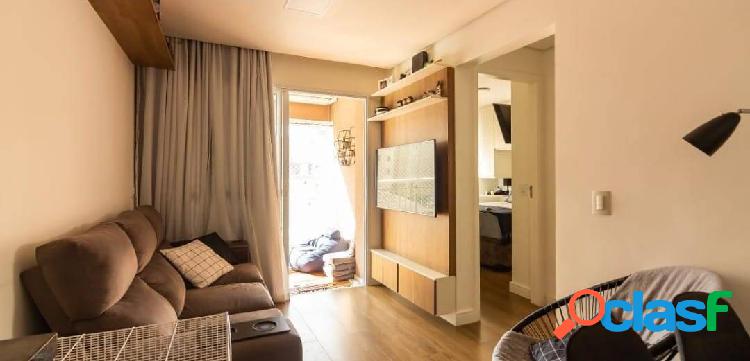 Apartamento com 2 dormitórios, varanda dupla Resort Eco