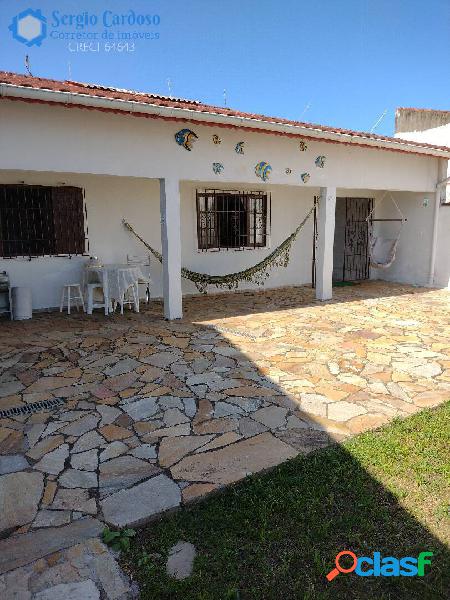 CASA COM EDÍCULA- TERRENO 350 M2- LADO PRAIA- GRANDESP-