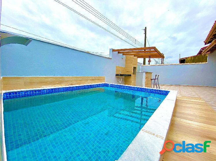 CASA NOVA 3 DORMITÓRIOS SUÍTE LADO PRAIA FINANCIAMENTO