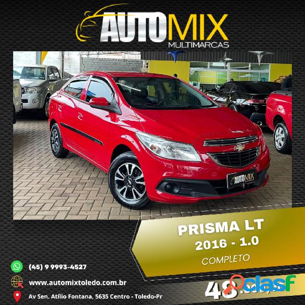 CHEVROLET PRISMA SED. LT 1.0 8V FLEXPOWER 4P VERMELHO 2016